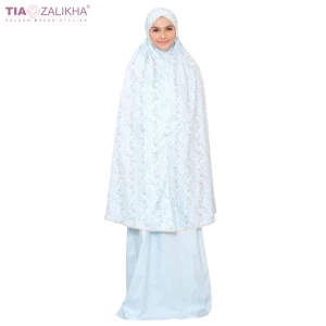 Telekung Dahlia Collection - blue
