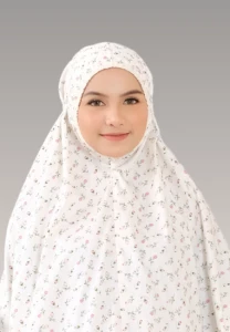 Telekung Khadeja Collection - White