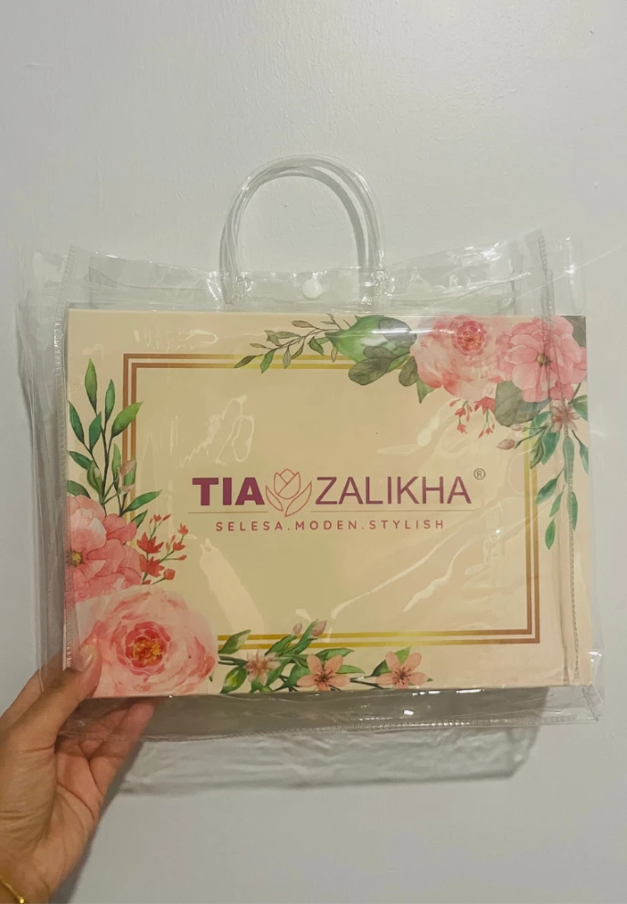 Add On Tranparents PVC Totebag For Gift Box